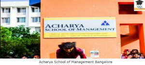 Acharya School of Management Bangalore