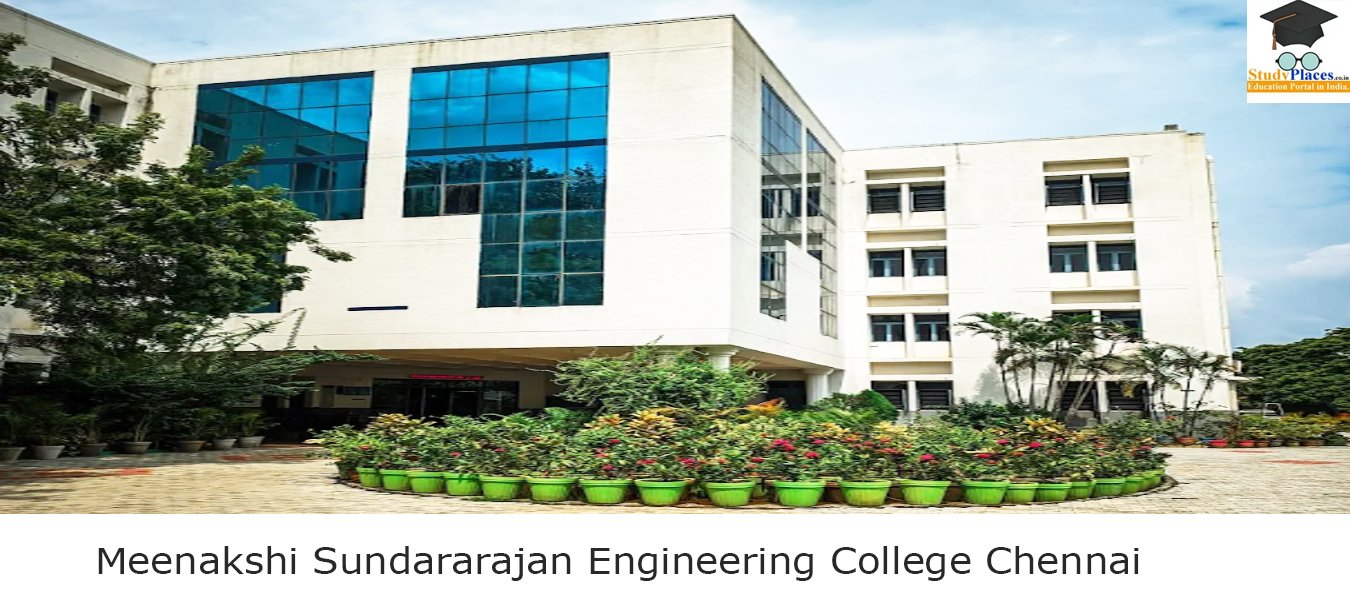 Meenakshi Sundararajan Engineering College Chennai