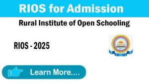 RIOS - Rural Institute of Open Schooling