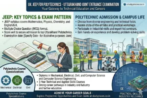 JEEP for Polytechnics - Uttarakhand Joint Entrance Examination JEEP for Polytechnics - Uttarakhand Joint Entrance Examination