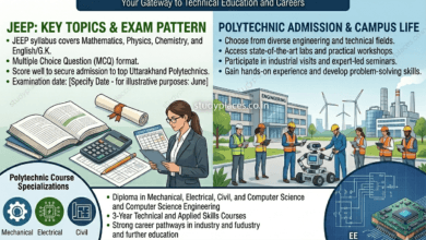 JEEP for Polytechnics - Uttarakhand Joint Entrance Examination