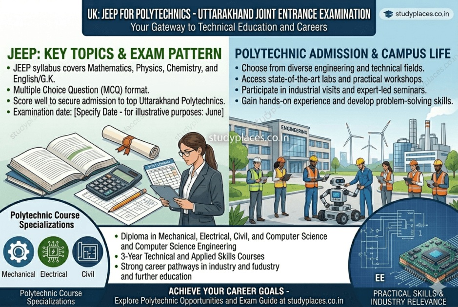 JEEP for Polytechnics - Uttarakhand Joint Entrance Examination
