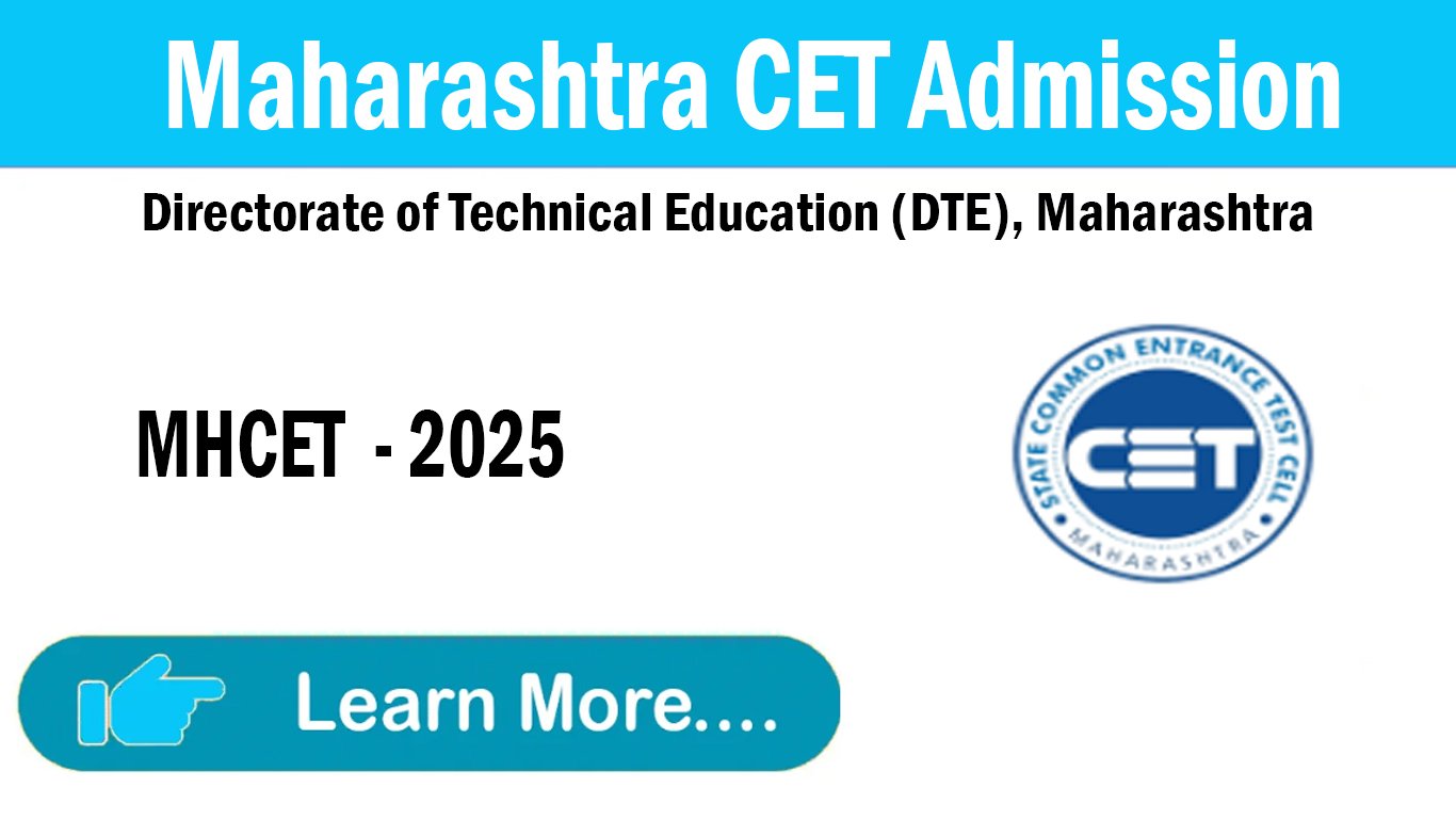 Maharashtra CET for Polytechnic – Common Entrance Test By DTE