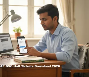 AP DSC Hall Tickets Download 2026