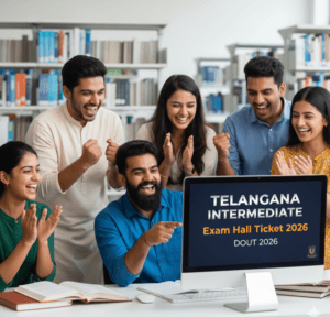 Telangana Intermediate Exam Hall Ticket 2026 Telangana Intermediate Exam Hall Ticket 2026