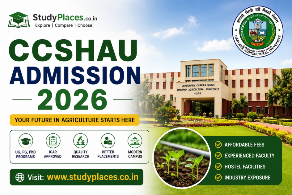 CCSHAU Admission 2026