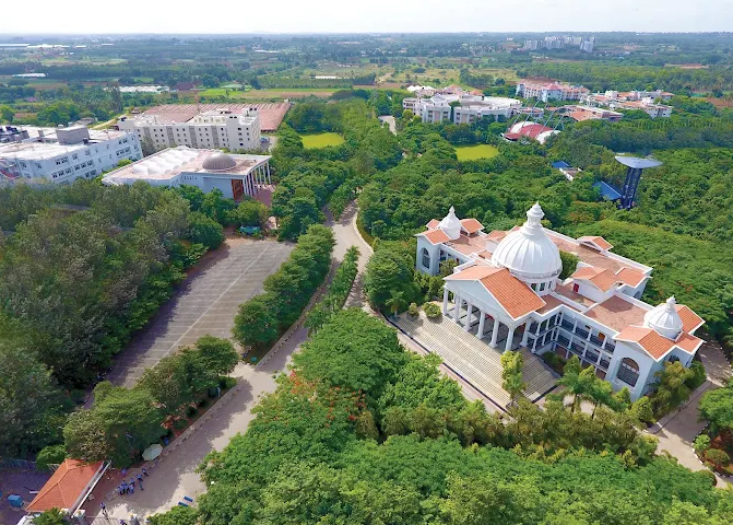 Alliance University Bangalore 55+ acre modern campus building at Central Campus Anekal, Karnataka