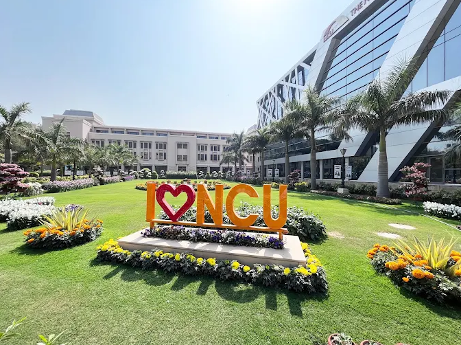 The NorthCap University (NCU) Gurugram modern campus building in Sector 23A, Haryana